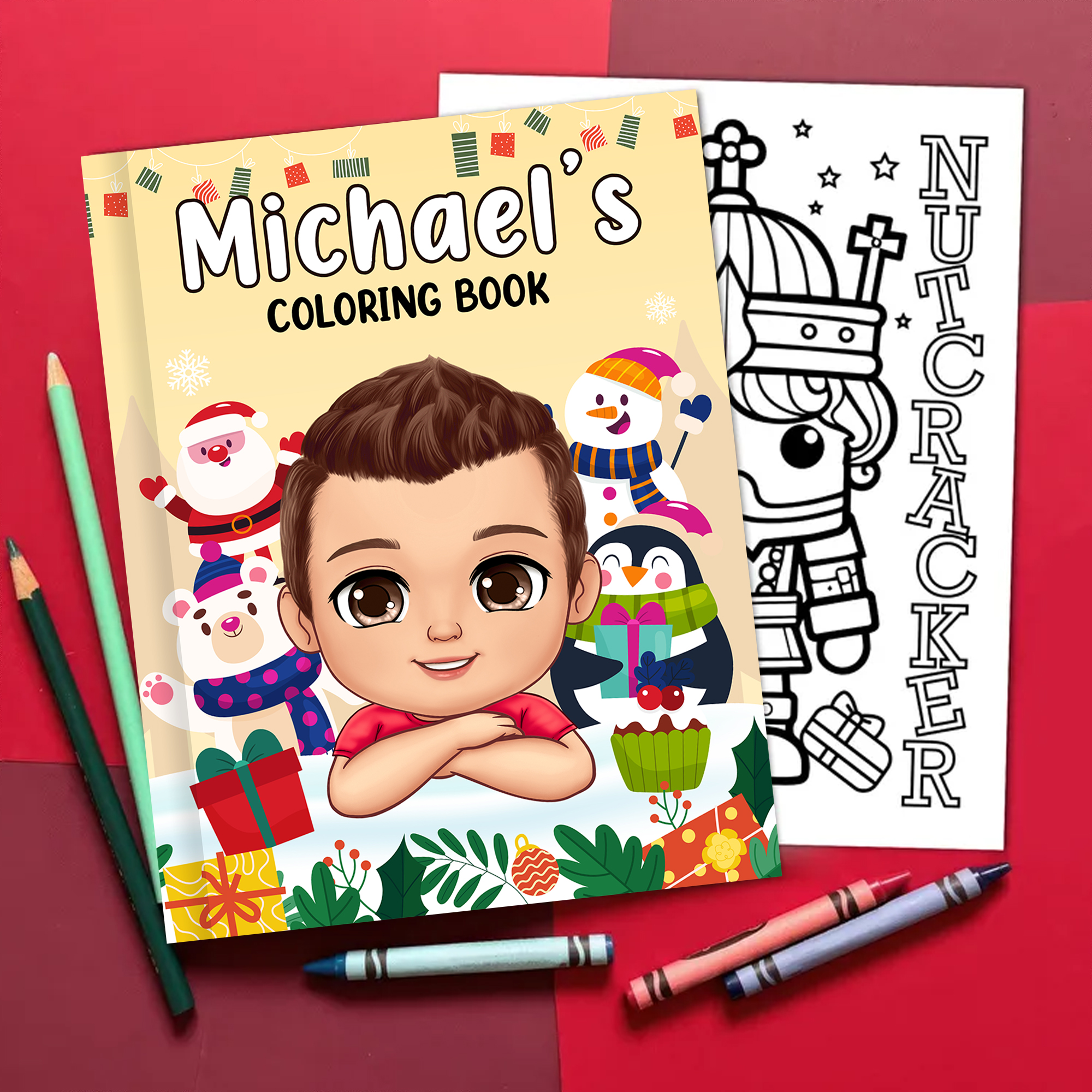 Personalized Coloring Book - Super Cute Coloring Page (63848) - Birthday Gifts - Gifts For Grandkids - Gifts for Kids - Christmas Gifts 2024 - Personalized Coloring Book