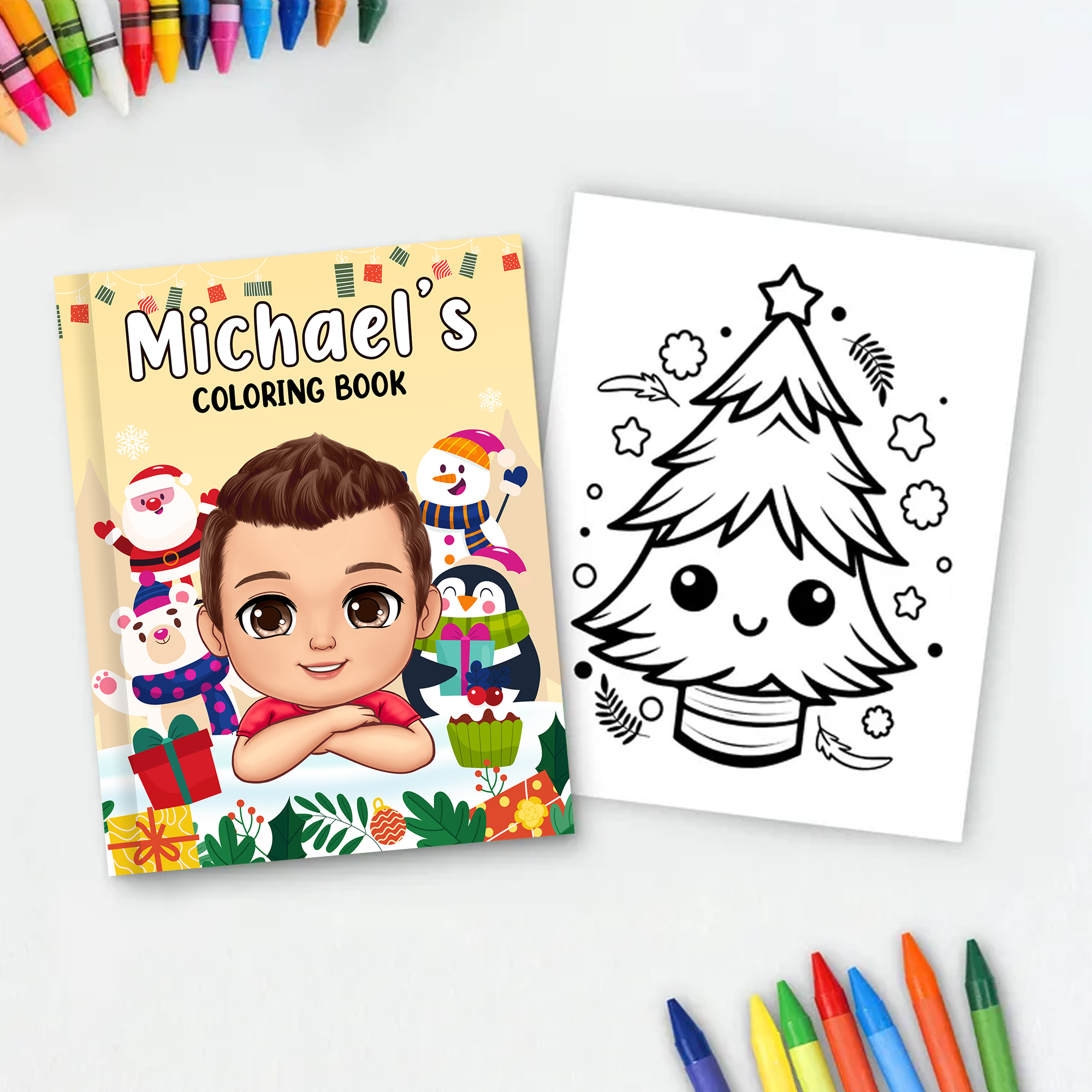 Personalized Coloring Book - Super Cute Coloring Page (63848) - Birthday Gifts - Gifts For Grandkids - Gifts for Kids - Christmas Gifts 2024 - Personalized Coloring Book