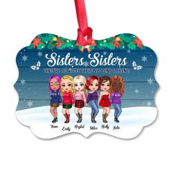 Christmas Ornament - Sisters and Friends Christmas - Personalized Ornament