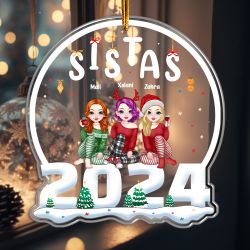 Sistas 2024 - Personalized Acrylic Ornament