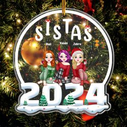 Sistas 2024 - Personalized Acrylic Ornament