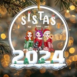 Sistas 2024 - Personalized Acrylic Ornament